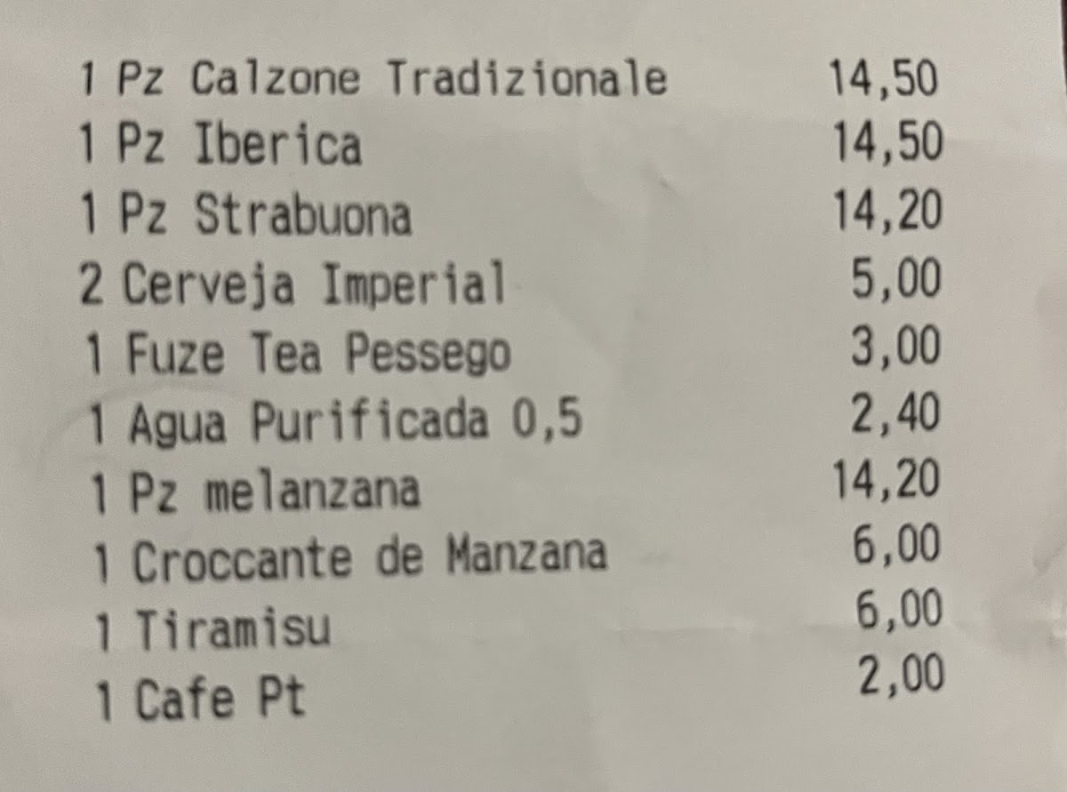 Menu Restaurante La Tagliatella Parque Das Nacoes, Lisboa-6